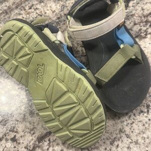 Teva Kids Olive Green and Blue Sport Sandals